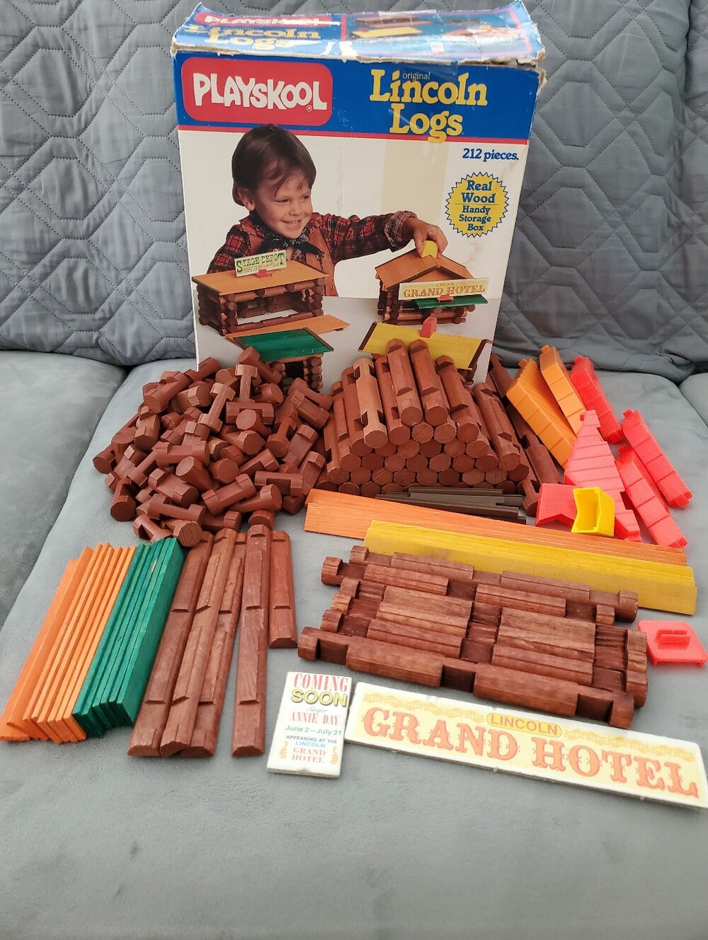 1986 Playskool Vintage Lincoln Logs
